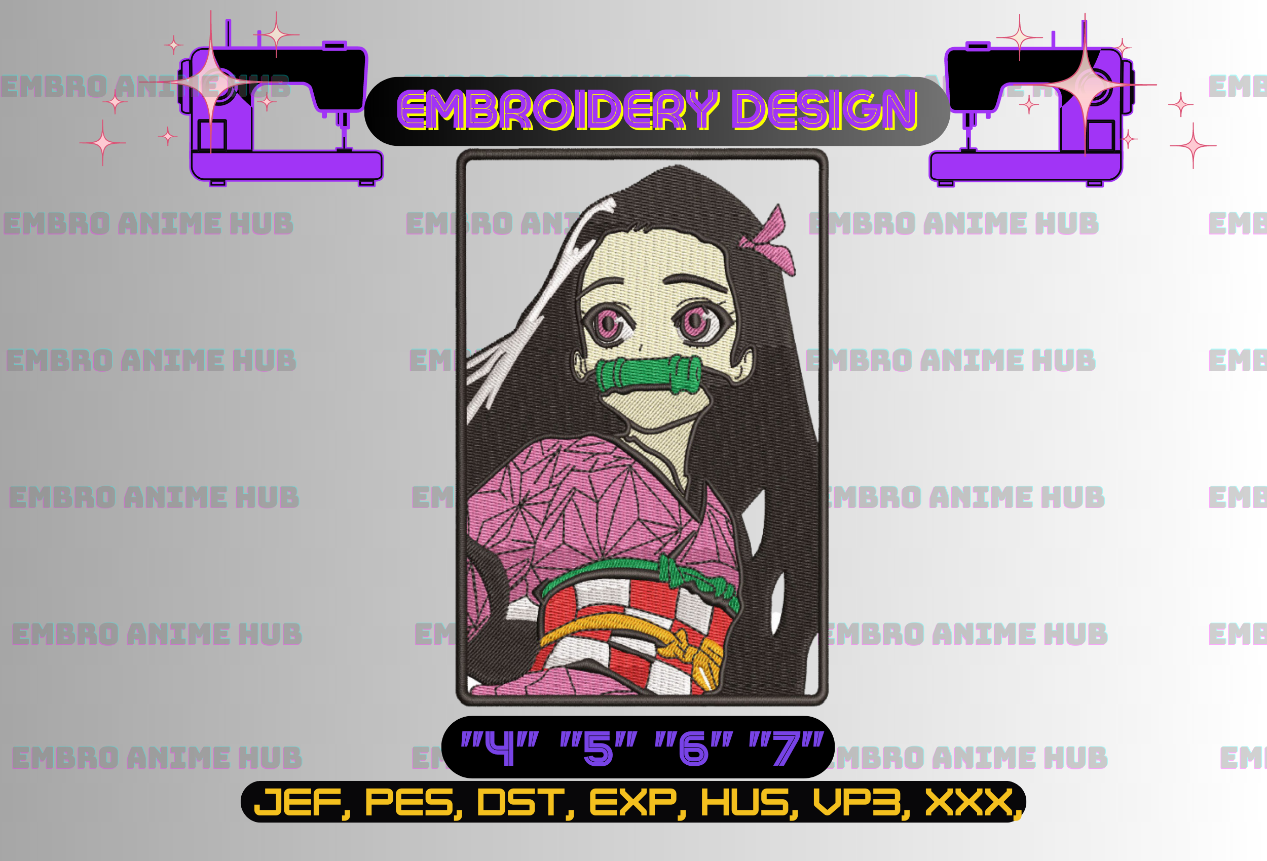 Anime file, Anime Machine Design, Anime Embroidery Design, E - Inspire ...