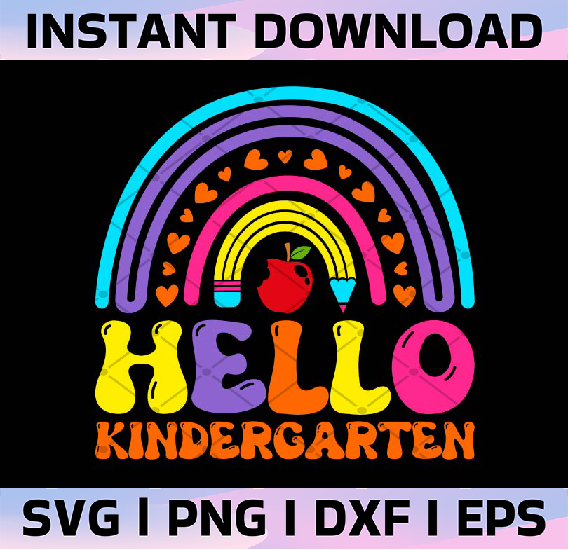 Hello Kindergarten SVG, Hello Kindergarten Svg, Kindergarten - Inspire