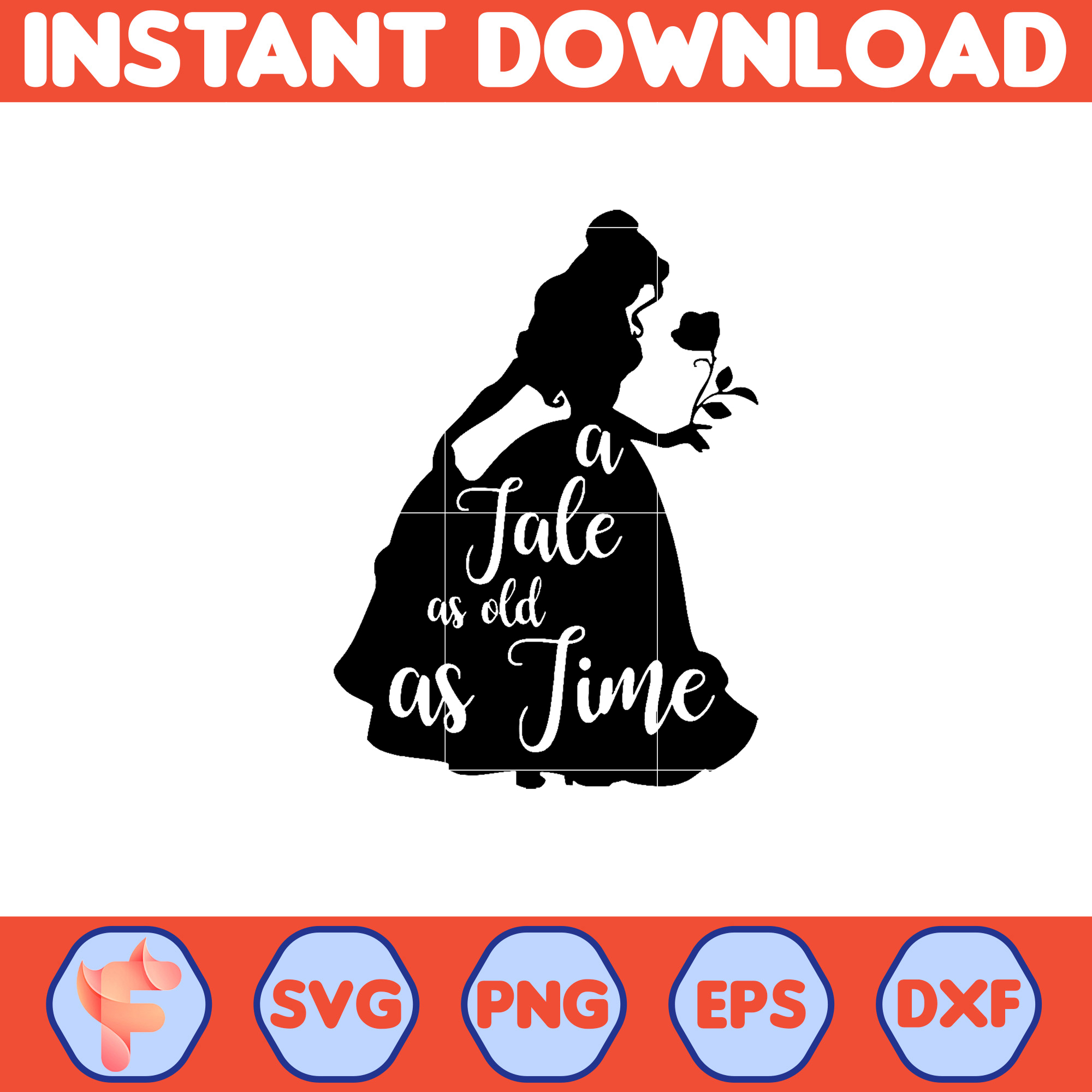 Disney Beauty And The Beast SVG, Belle Svg, Disney Svg,Beaut - Inspire