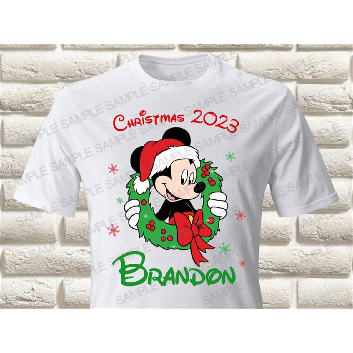 Mickey Mouse Christmas Iron On Transfer Mickey Christmas Shi Inspire