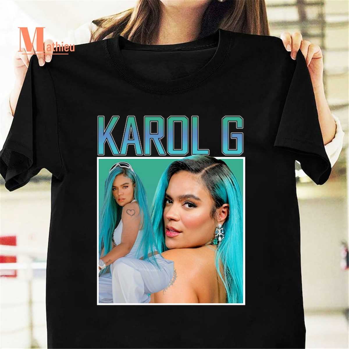 Karog Rapper Karol G Homage Vintage T-Shirt, Reggaeton Rapper Shirt, Rapp | Inspire ...