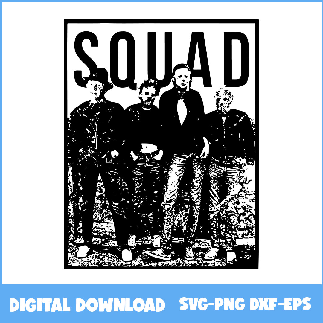 Horror Movies Squad Svg, Horror Movies Svg, Horror Svg, Horr - Inspire ...