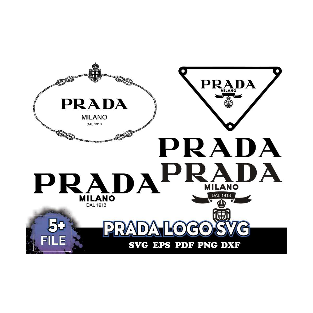 Prada Logo Svg, Brand Logo Svg, Prada Brnad Svg, Logos Svg Inspire Uplift