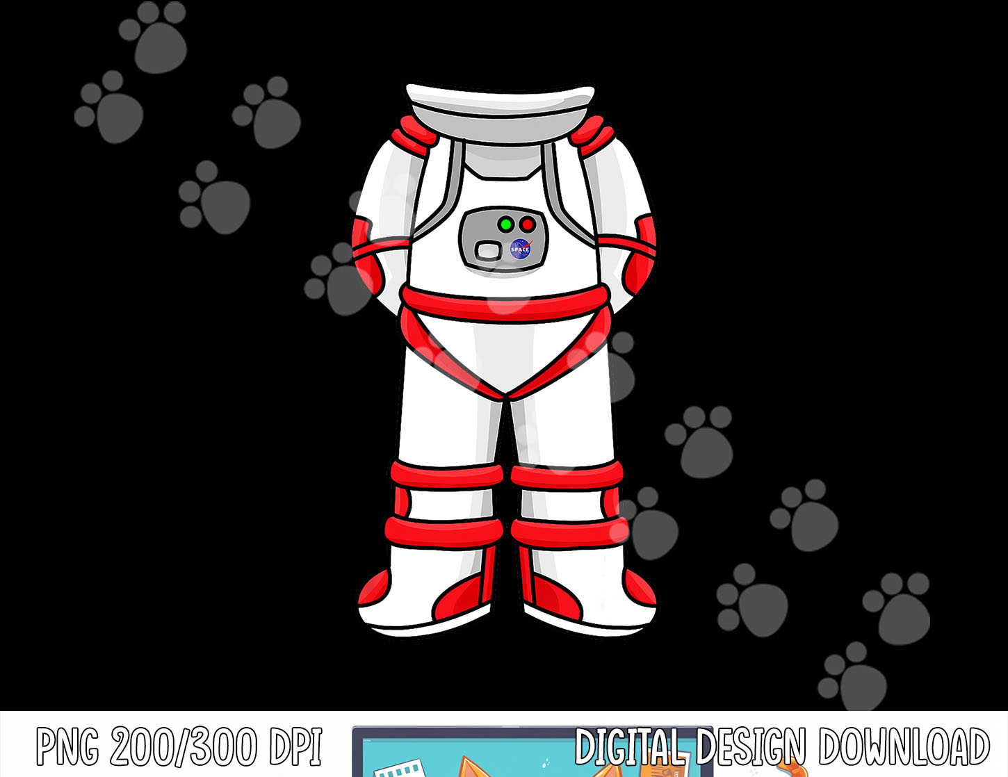 Astronaut Suit Head Cool Space Rocketman Halloween Costume p - Inspire ...