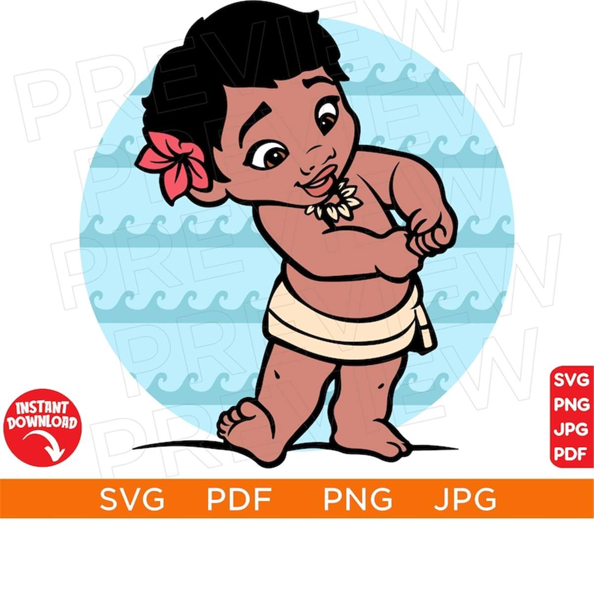 Baby Princess Moana SVG Princess SVG Disneyworld Ears Svg Di Inspire Baby Princess Moana SVG Princess SVG Disneyworld Ears Svg Di Inspire