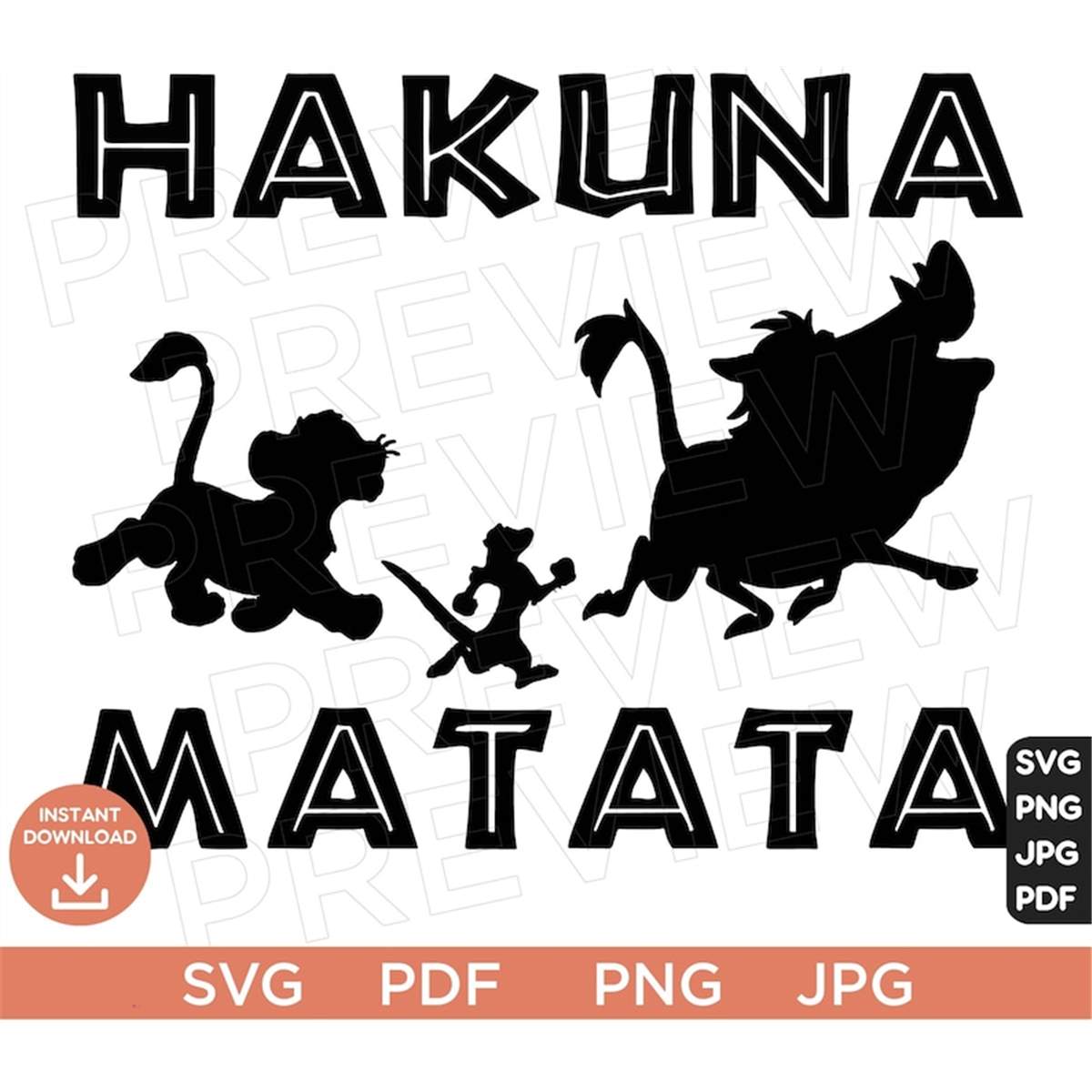 The Lion King SVG Hakuna Matata Svg Disneyland Ears Clip Inspire the-lion-king-svg-hakuna-matata-svg-disneyland-ears-clip-inspire