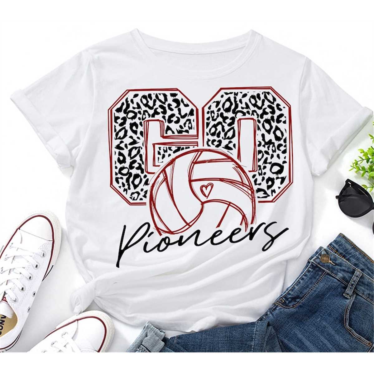 Go Pioneers SVG,Pioneers Volleyball svg,Volleyball Mom svg,P - Inspire ...