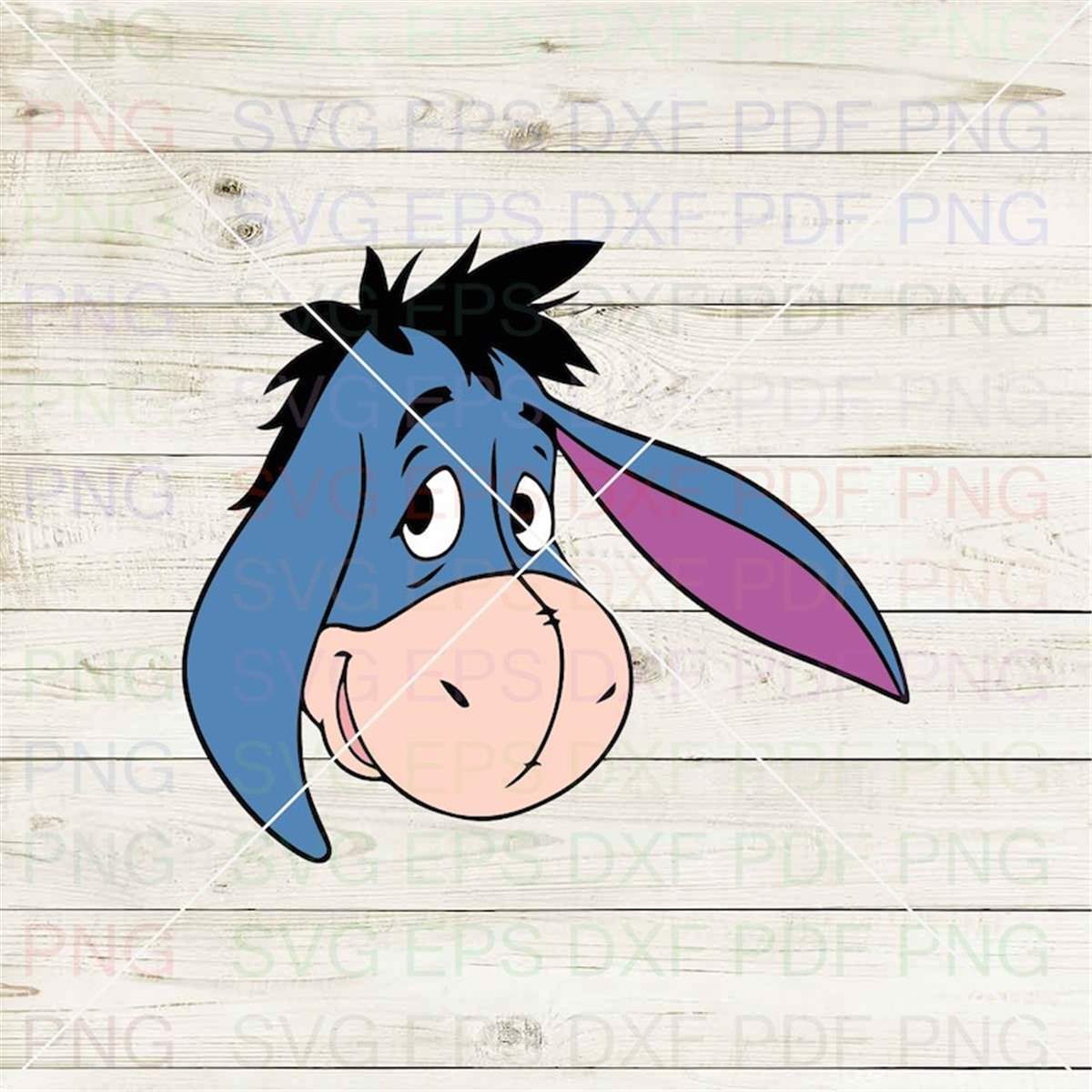 Eyeore Dxf Eeyore Winnie The Pooh 019 Svg Dxf Eps Pdf Png, Cricut, Cutt | Inspire ...