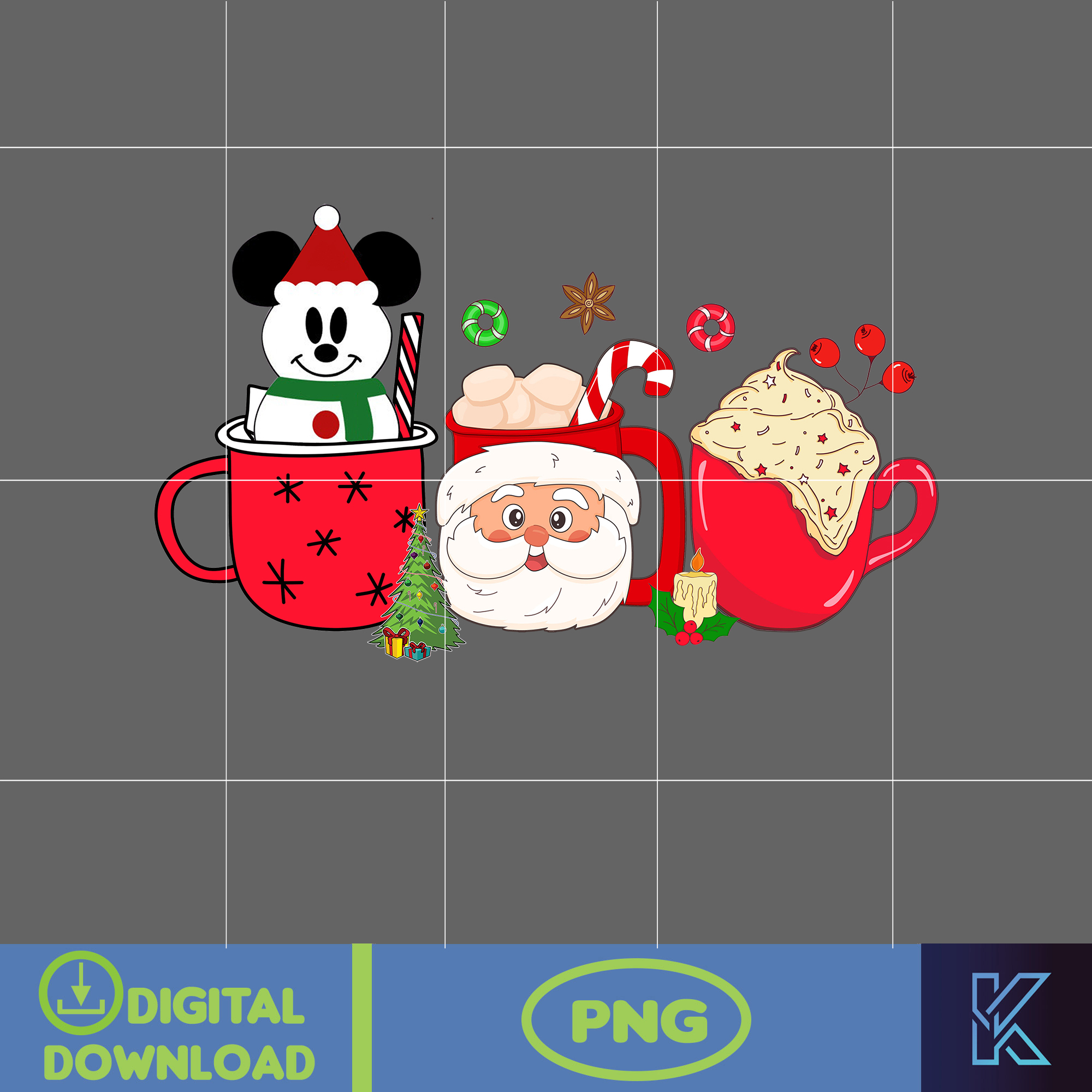 Christmas Coffee Latte Png, Christmas Coffee Png, Christmas - Inspire ...