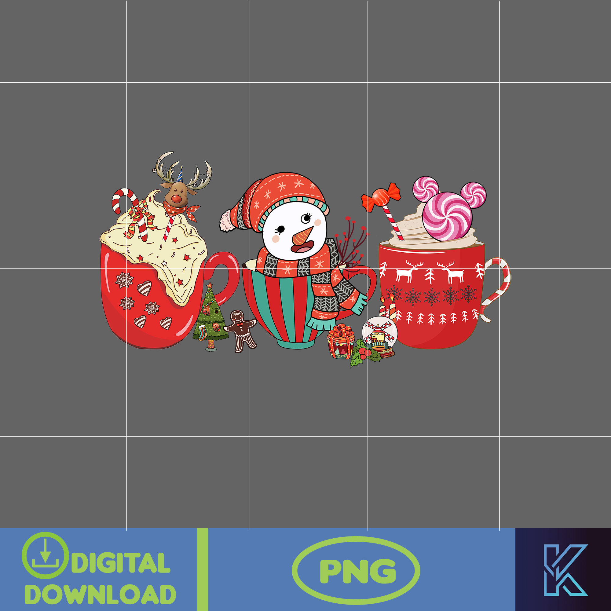 Christmas Coffee Latte Png, Christmas Coffee Png, Christmas | Inspire ...