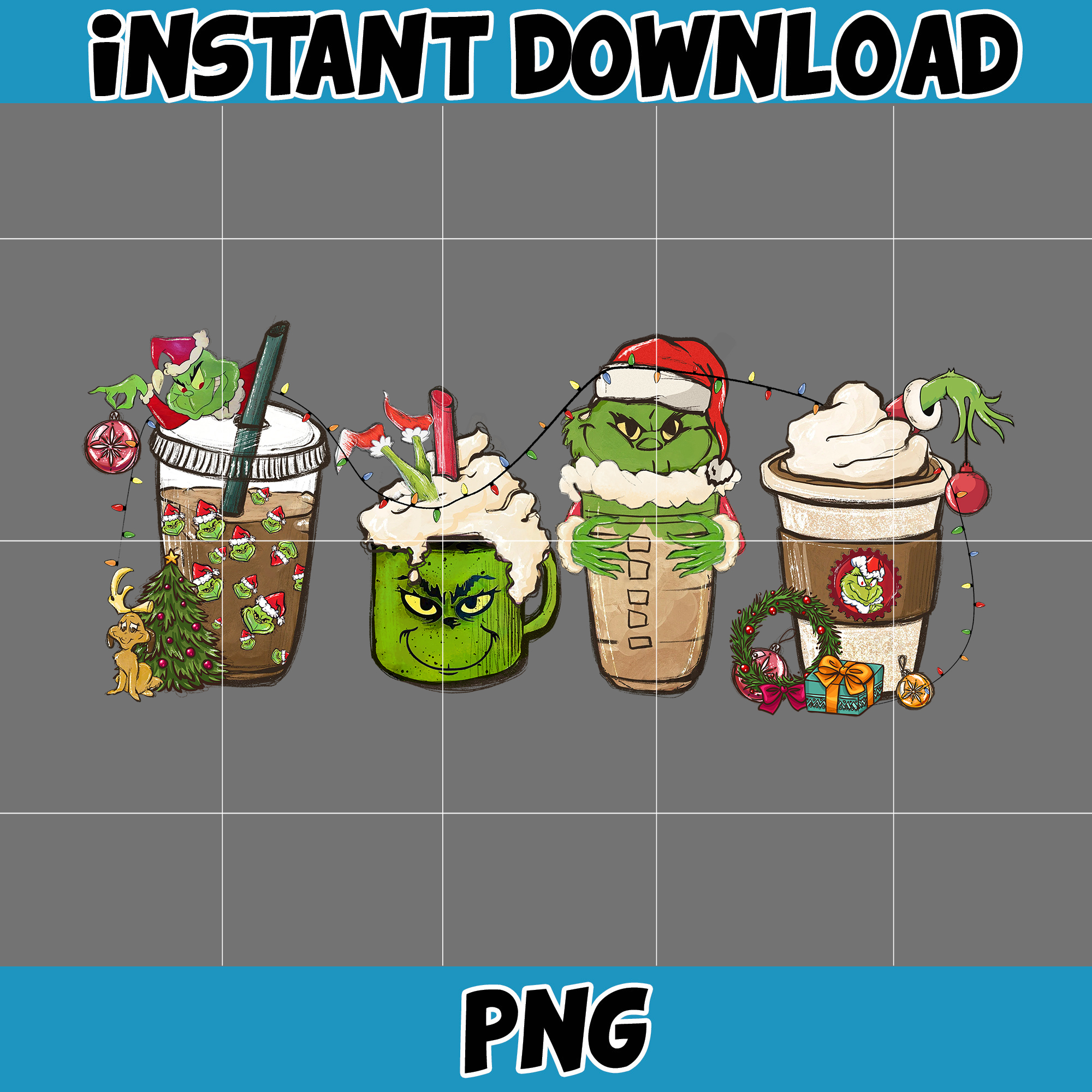 Christmas Coffee Latte Png, Christmas Coffee Png, Christmas - Inspire ...
