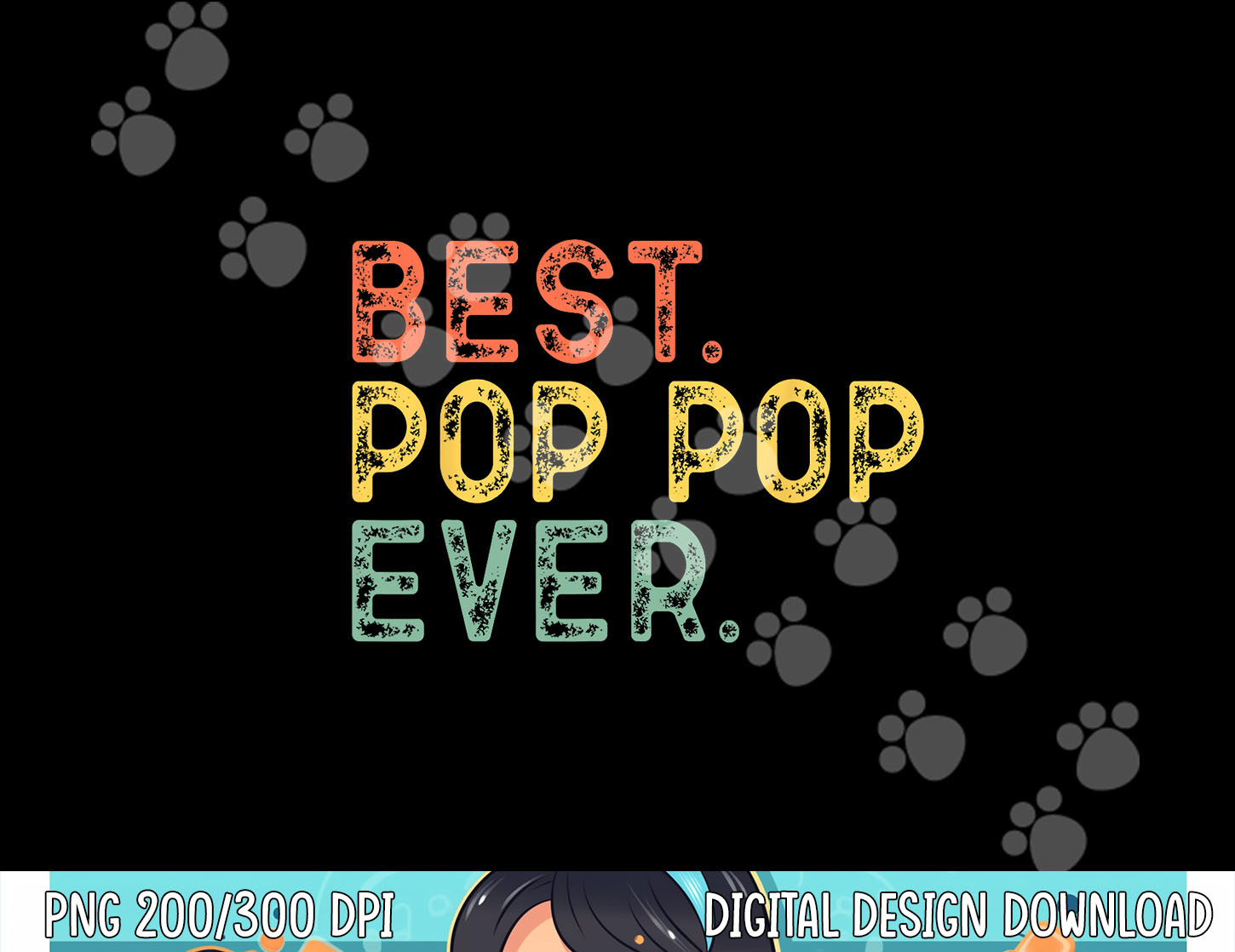 Best PopPop Ever Funny Retro Vintage PopPop png, sublimatio Inspire