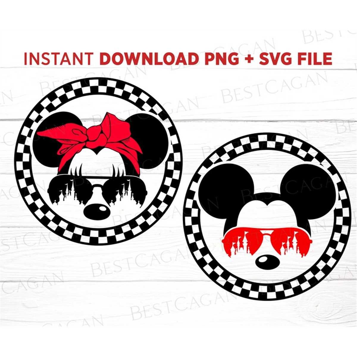 Svg File Matching Matching Mouse Couples Svg, Friends Checkered Svg, Couple Va - Inspire ...