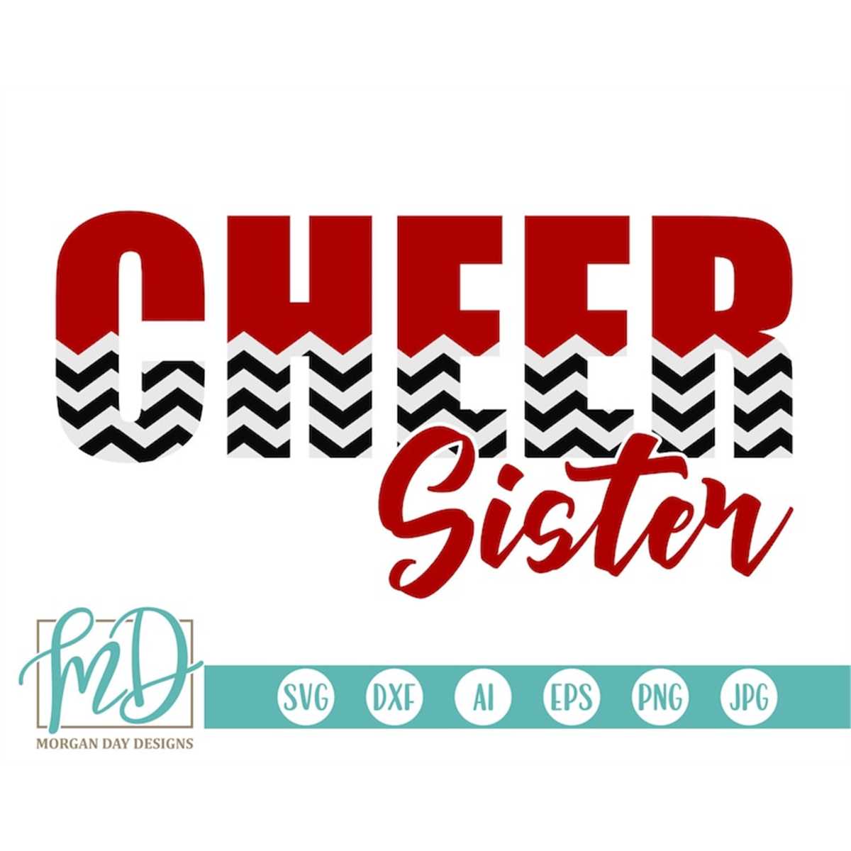 Cheer Sister SVG, Cheerleader SVG, Cheer SVG, Cheer Design, - Inspire
