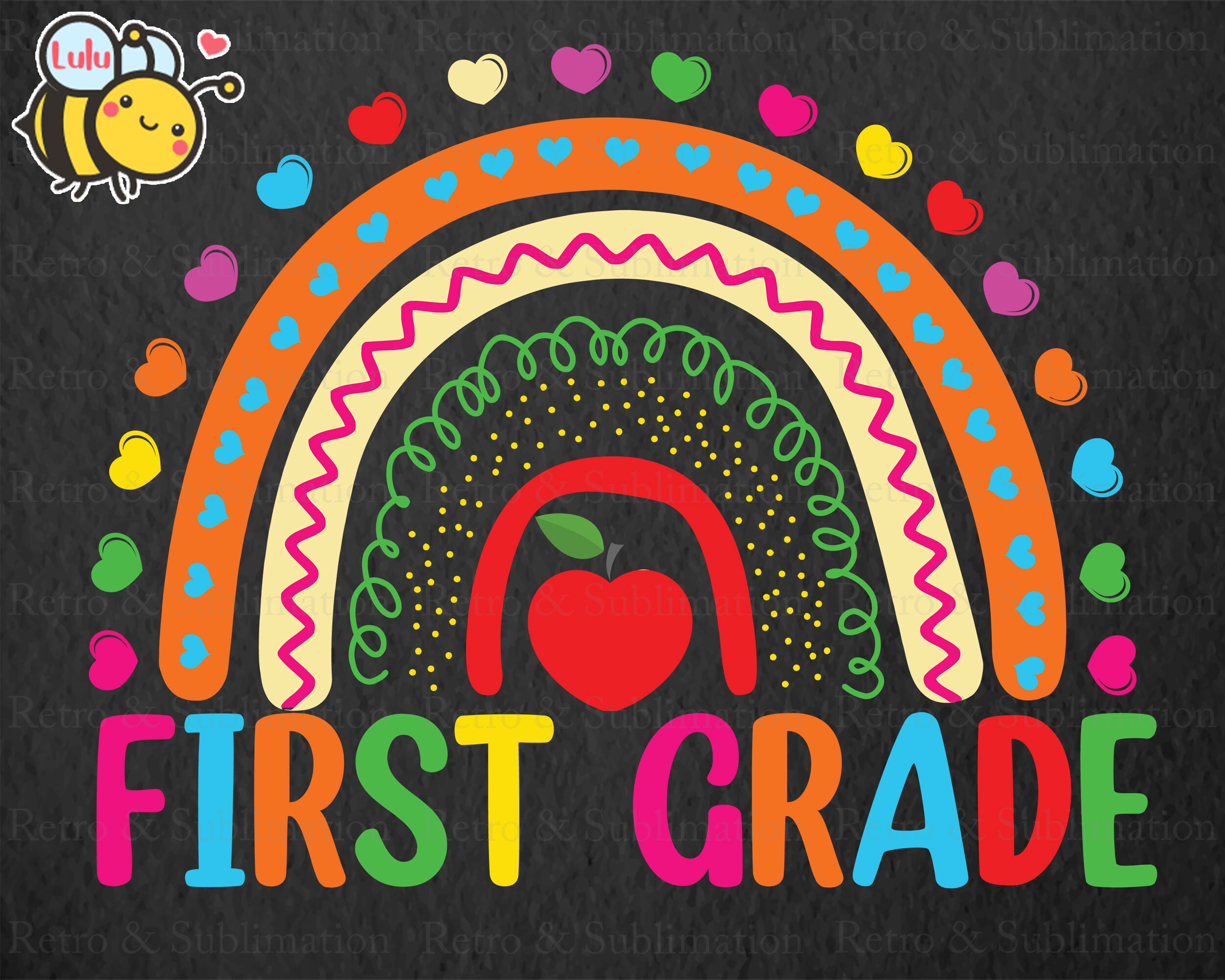First Grade Rainbow Svg, First Day Of School Svg, Back To Sc Inspire