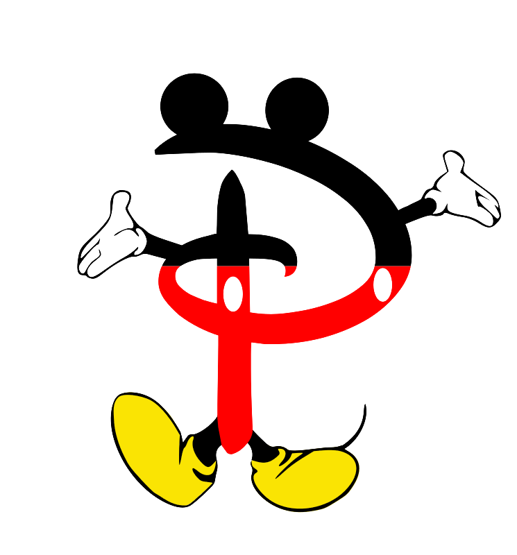 Mickey Letters Svg - Mickey Font Png Cut Files, Mickey & Min | Inspire ...