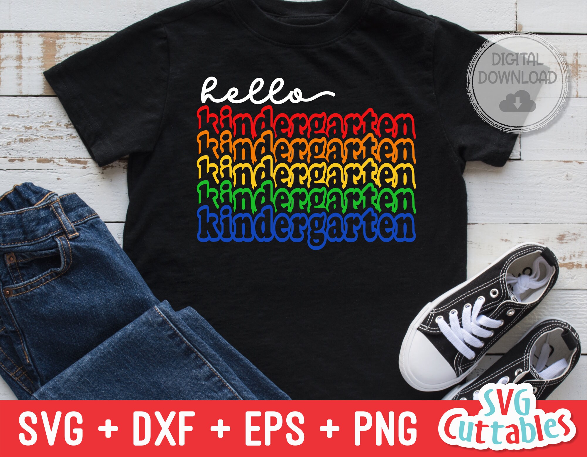 Hello Kindergarten svg - Kindergarten Cut File - Back To Sch - Inspire ...