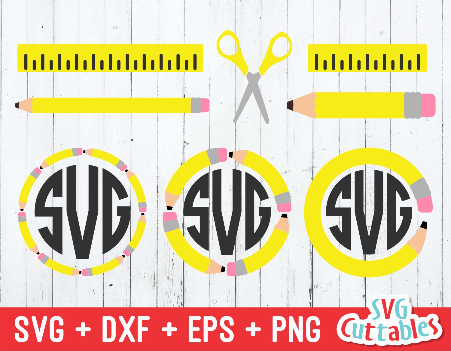Pencil Bundle svg - Teacher svg - Cut File - School - svg - | Inspire ...