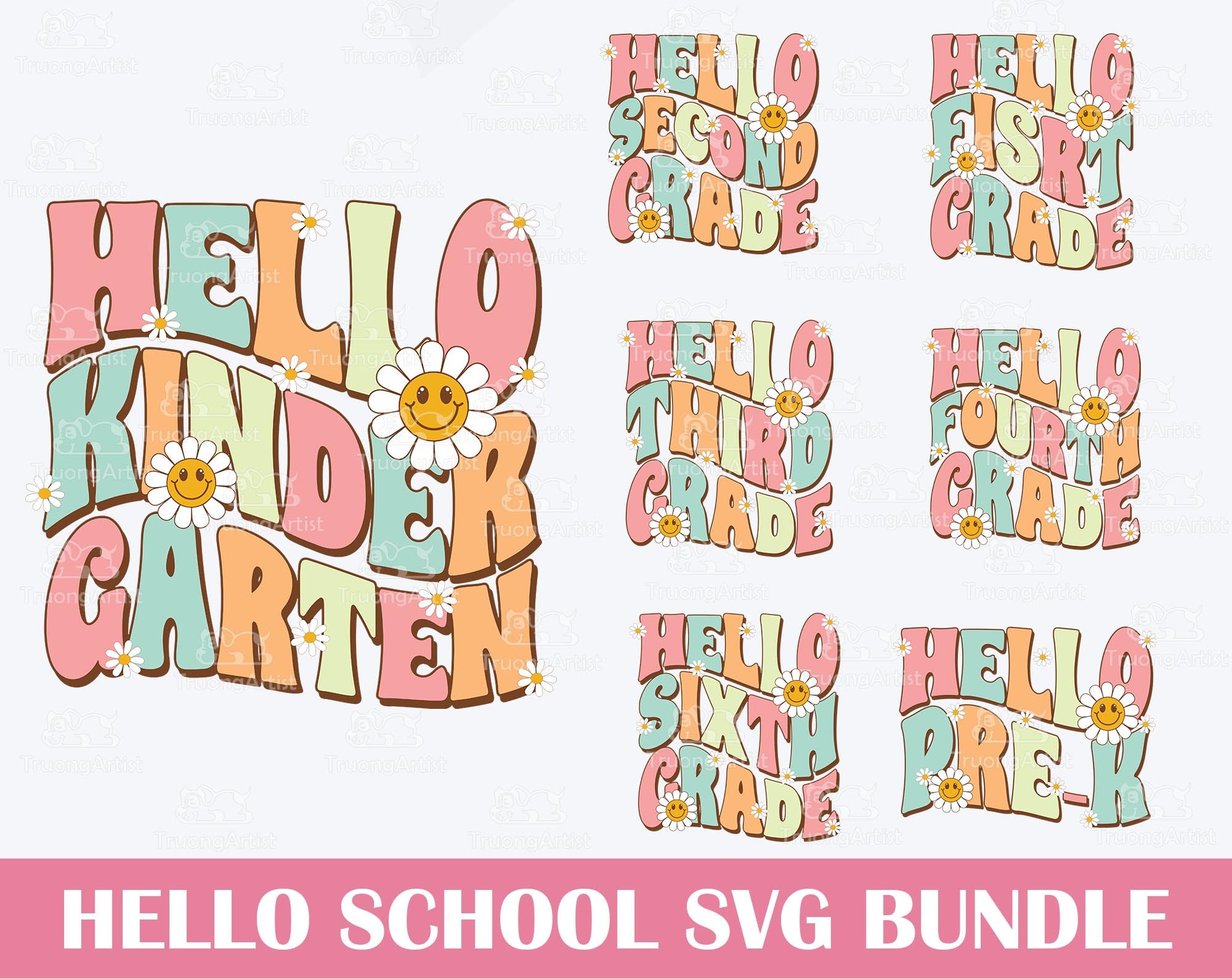 Back To School Svg Png Bundle, First Day Of School Svg, Hell | Inspire ...