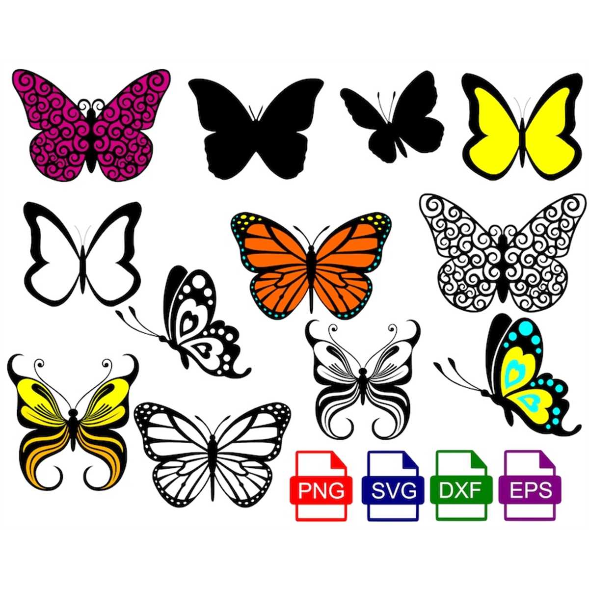Butterfly Svg Bundle | Butterflies svg |Butterfly clipart | - Inspire ...