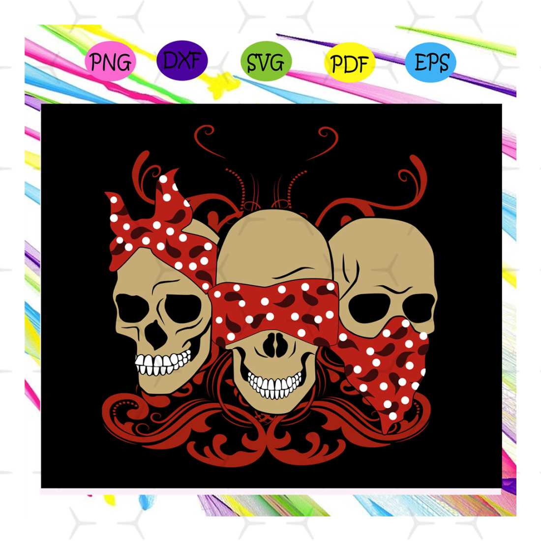 Skulls mom svg, skull svg, sugar skull svg, skull clipart, s Inspire