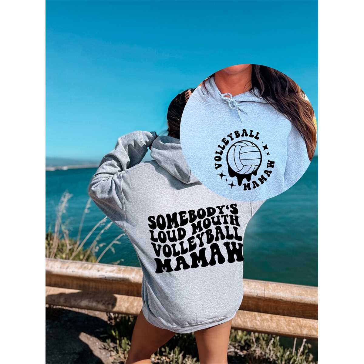 Somebody's Loud Mouth Volleyball Mamaw Svg, Volleyball Svg, Inspire