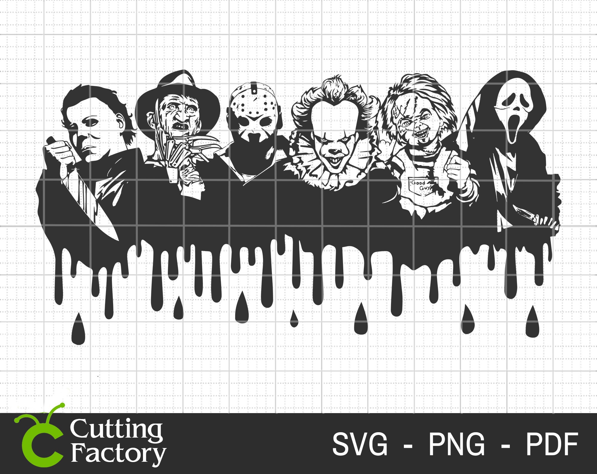 Horror Character SVG, Halloween Svg, Halloween Killer Svg, H - Inspire
