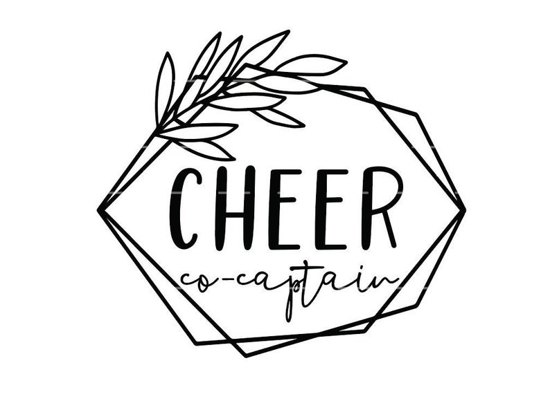 Cheer cocaptain svg png dxf jpg, Cheerleading svg, Cheer ca Inspire