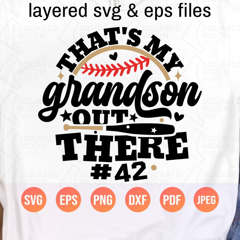 Baseball Grandma Svg| That's My Grandson out There Svg| DIY | Inspire ...