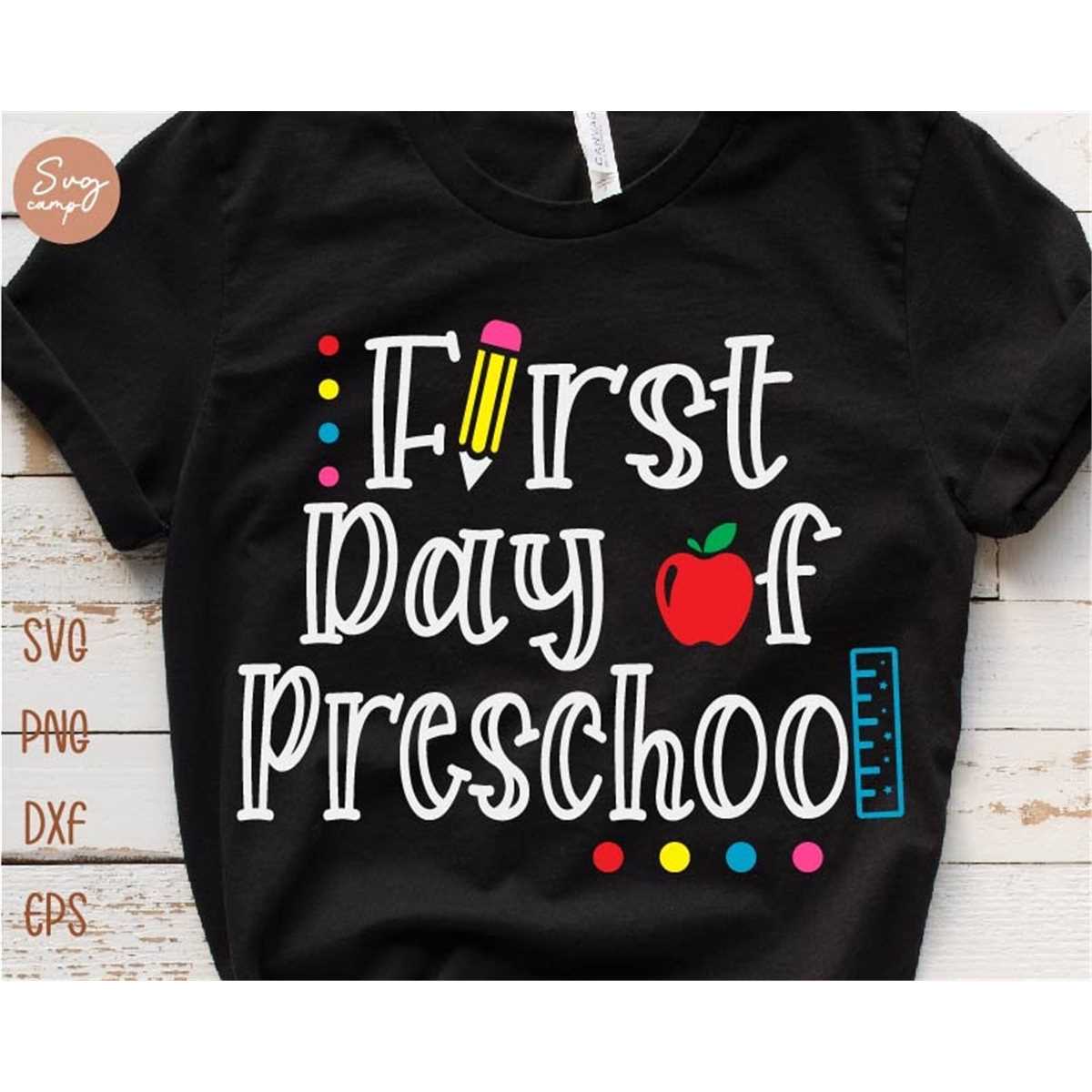 First Day Of Preschool svg, Preschool Svg, Back To School Sv Inspire