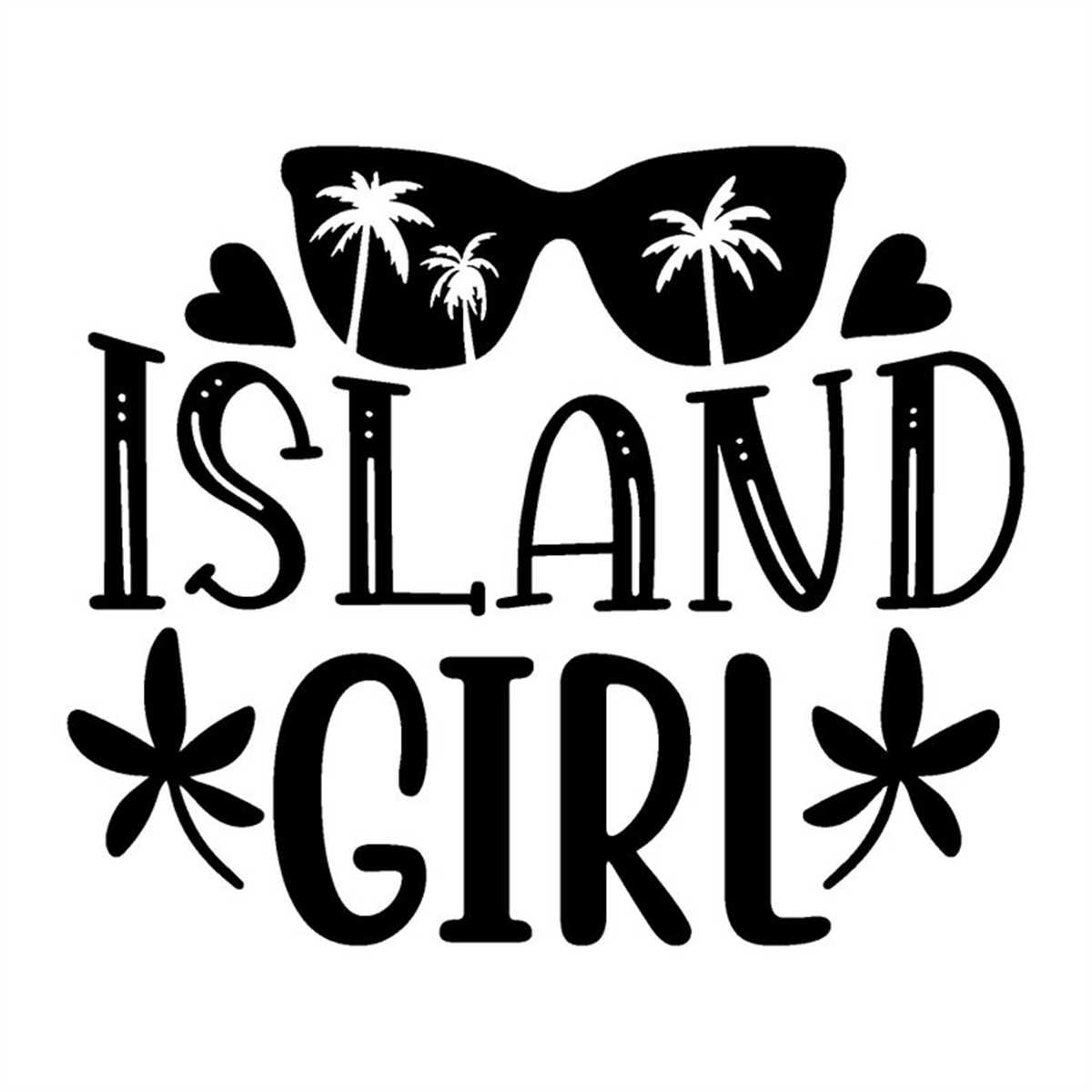 QualityPerfectionUS Digital Download Island Girl SVG Fil Inspire