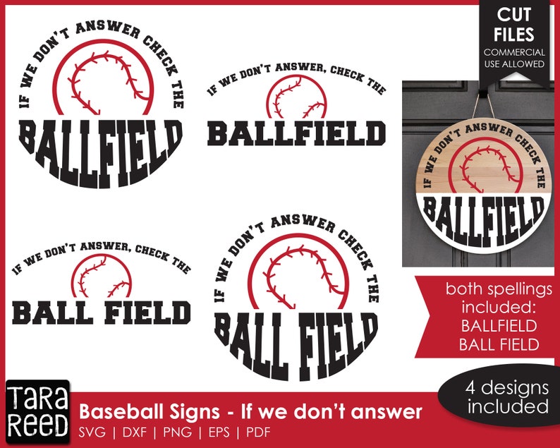 Funny Baseball Sign SVG and Cut Files for Crafters | Inspire Uplift
