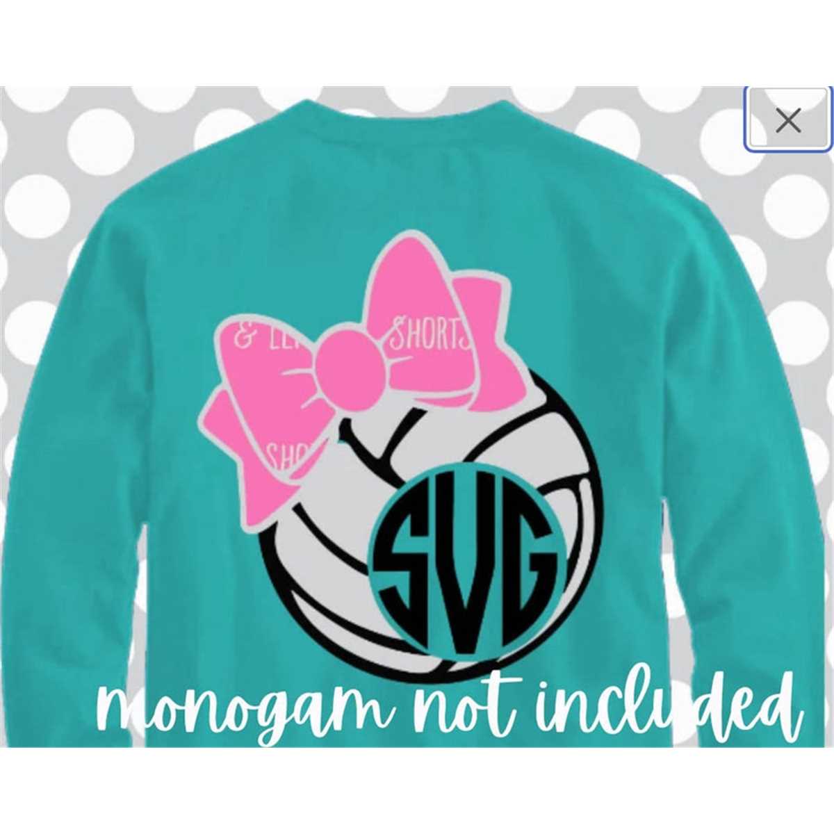 Volleyball SVG, Volleyball, bow, svg, dxf, Volleyball shirt, Inspire