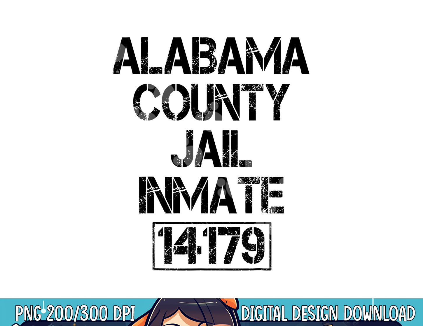 Funny Alabama County Jail Inmate Halloween Jail Costume png, Inspire
