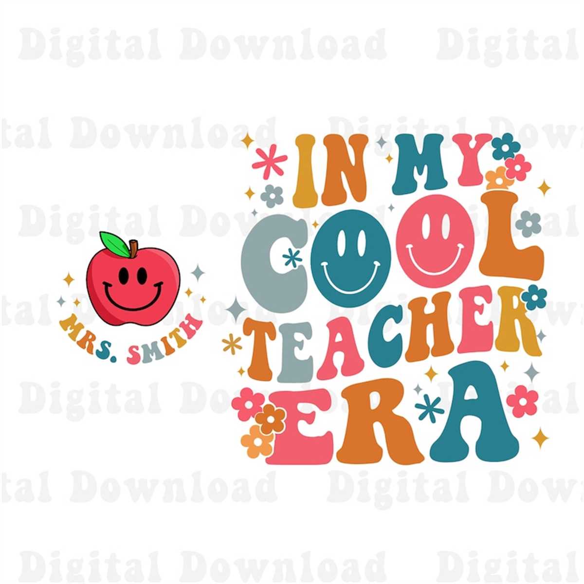 Personalized In My Cool Teacher Era Png, Teacher Appreciatio - Inspire ...