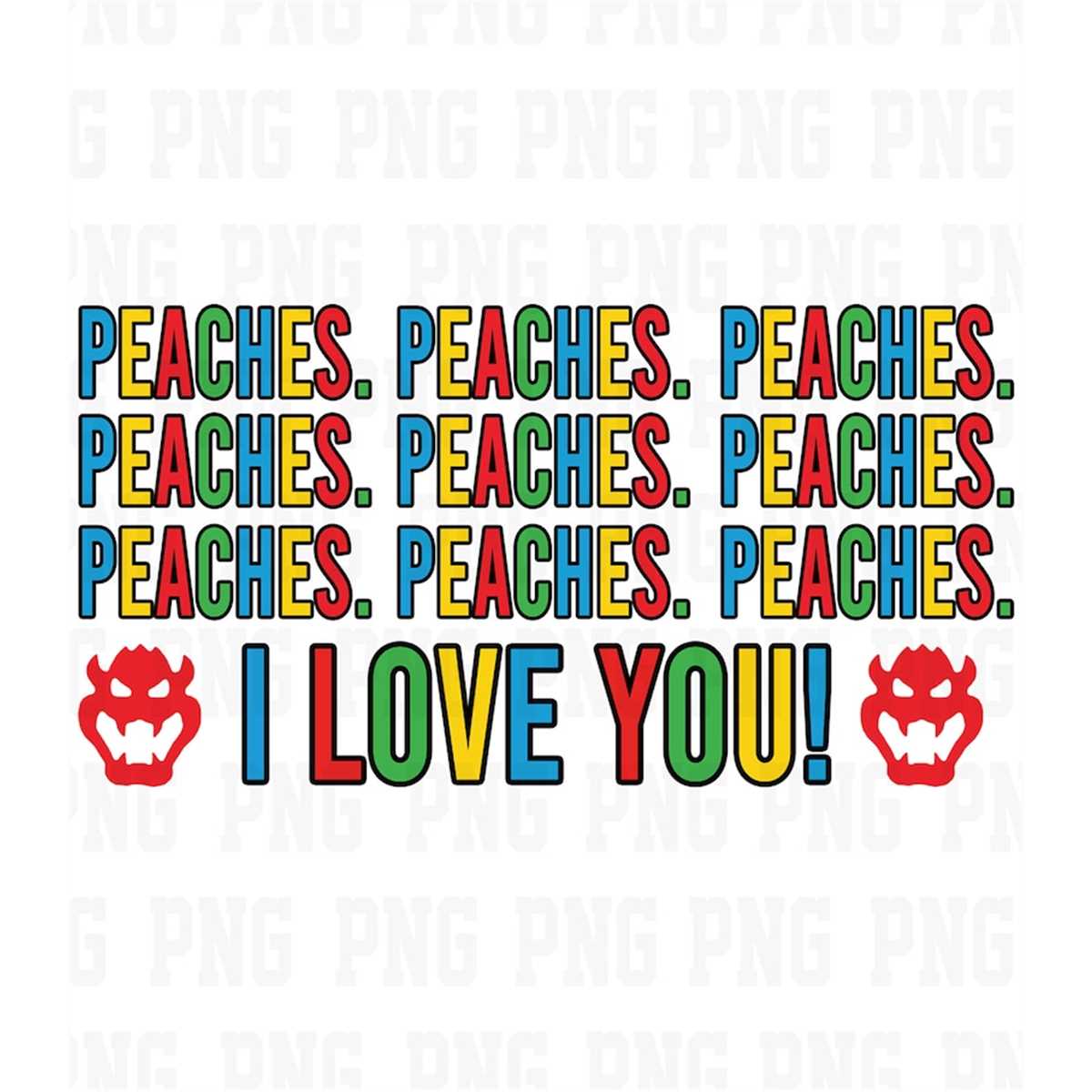 SuperMario Peaches Peaches Peaches Song Png Svg, Princess P Inspire