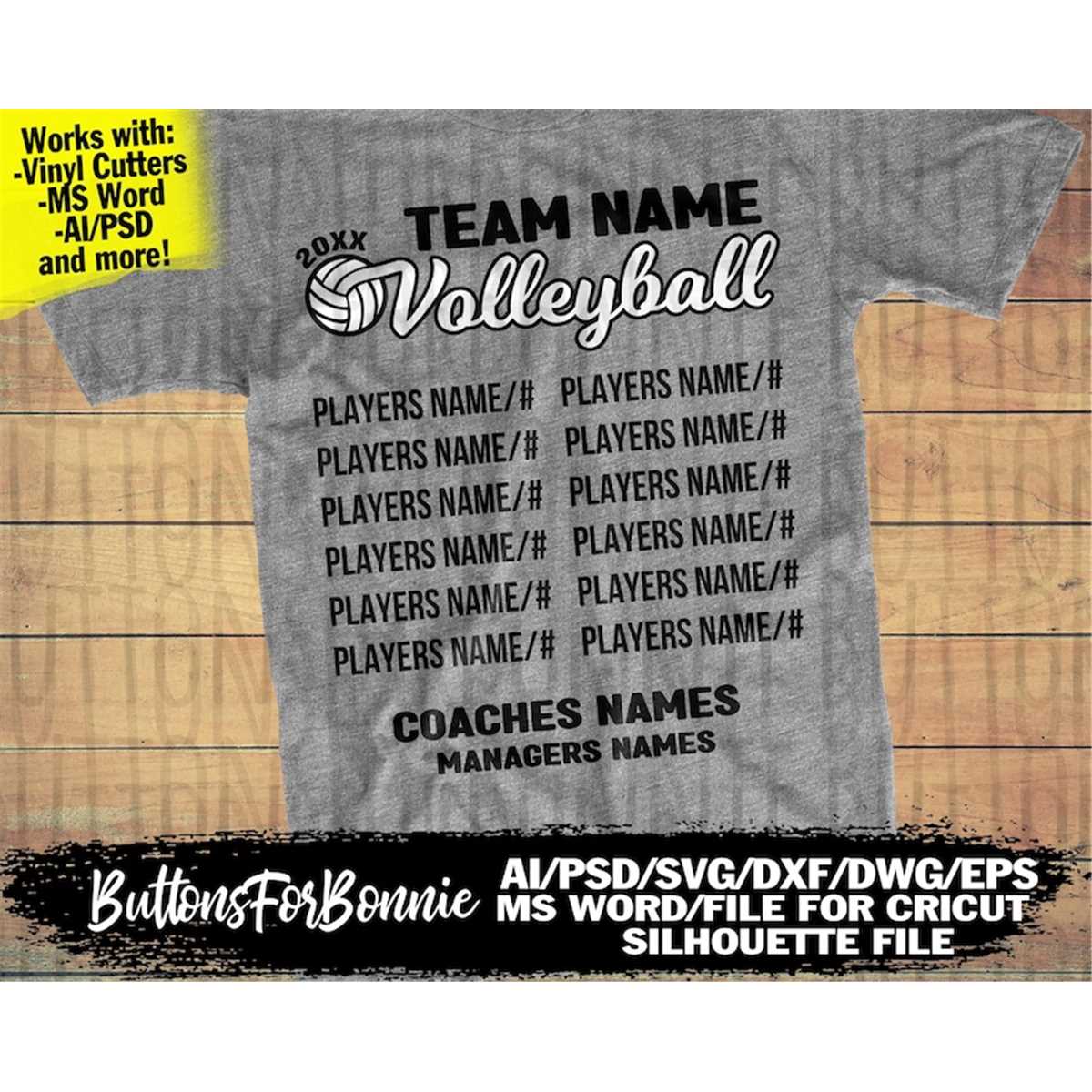volleyball svg, volleyball team svg, volleyball roster, shir Inspire