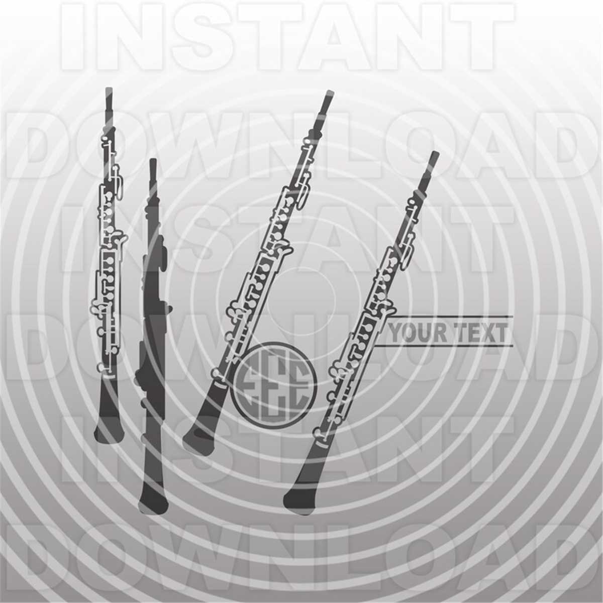 Oboe SVG File,Oboist svg,Marching Band SVG,Musical Instrumen Inspire