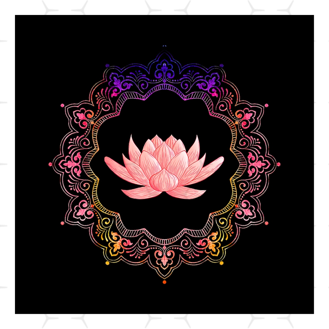 Lotus Svg, Flower Svg, Lotus Shirt Svg, Lotus Pattern Svg, B | Inspire