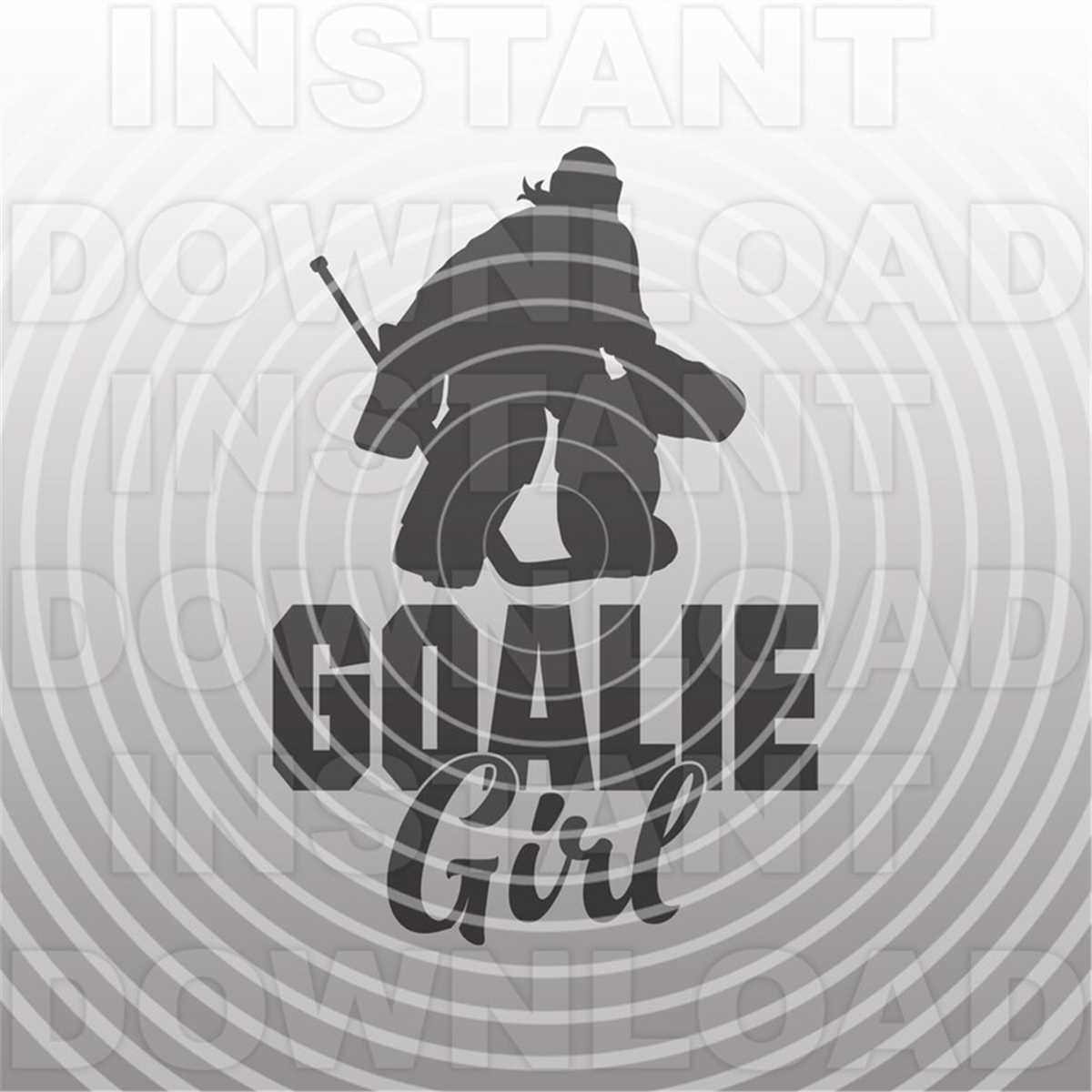 Goalie Girl SVG,Girls Womens Hockey SVG,Female Hockey Goalie | Inspire ...