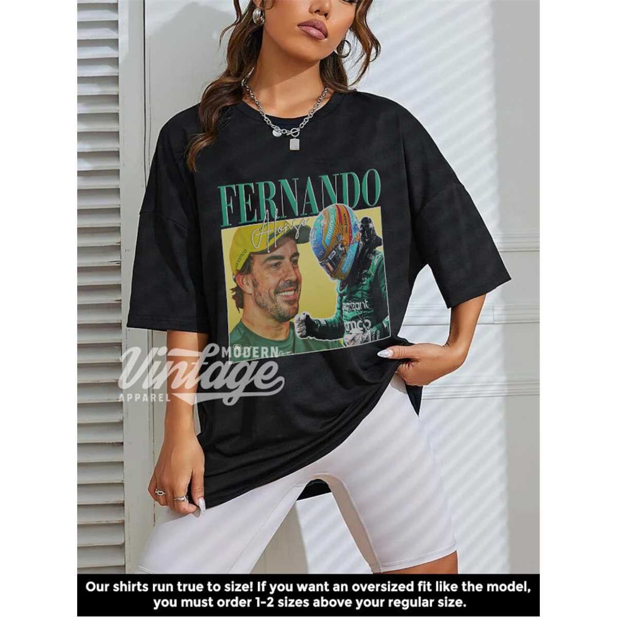 Fernando Alonso Shirt, Formula One Simple shirt, Classic 90s 