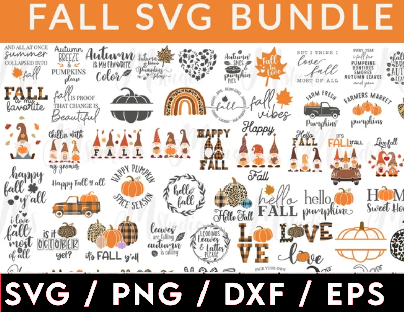 Fall svg, Happy fall svg, Fall svg bundle, Autumn svg bundle | Inspire ...