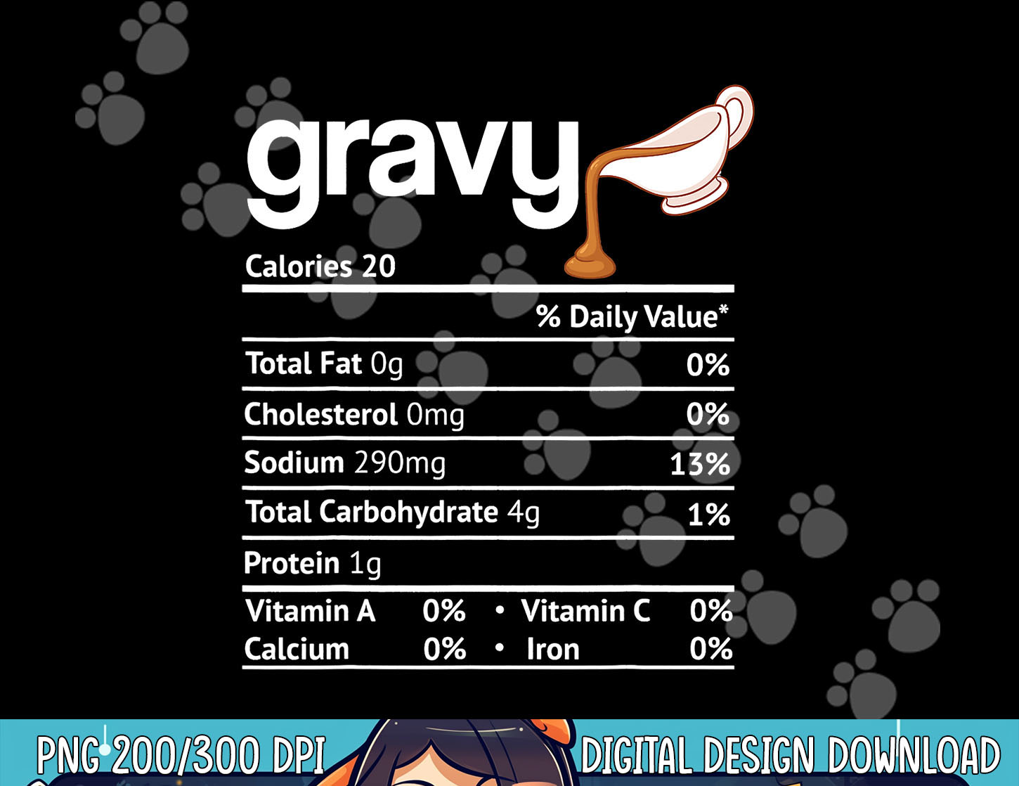 Gravy Nutrition Facts Funny Thanksgiving Christmas Costume p Inspire