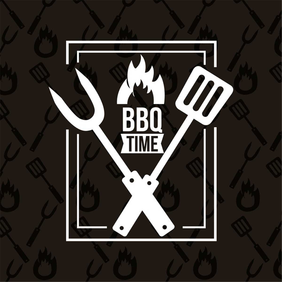 B B Q Time, Layered Editable Cut Files SVG PNG GiF Jpeg | Inspire Uplift