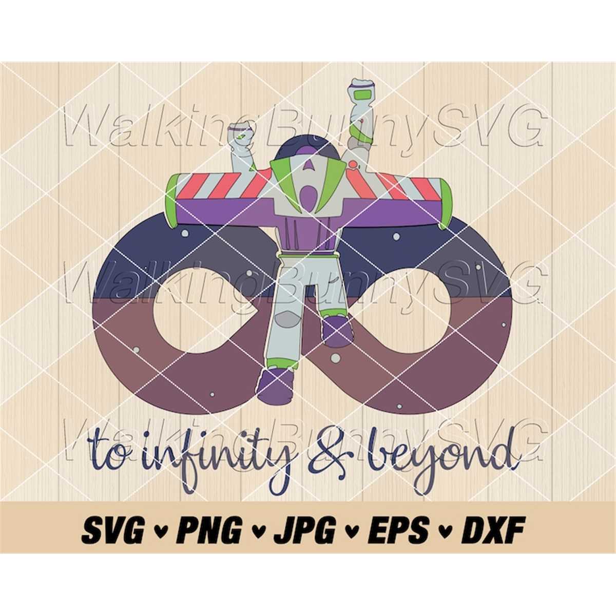 To Infinity And Beyond Svg Png, Layered Buzz Svg, To Infinit - Inspire ...