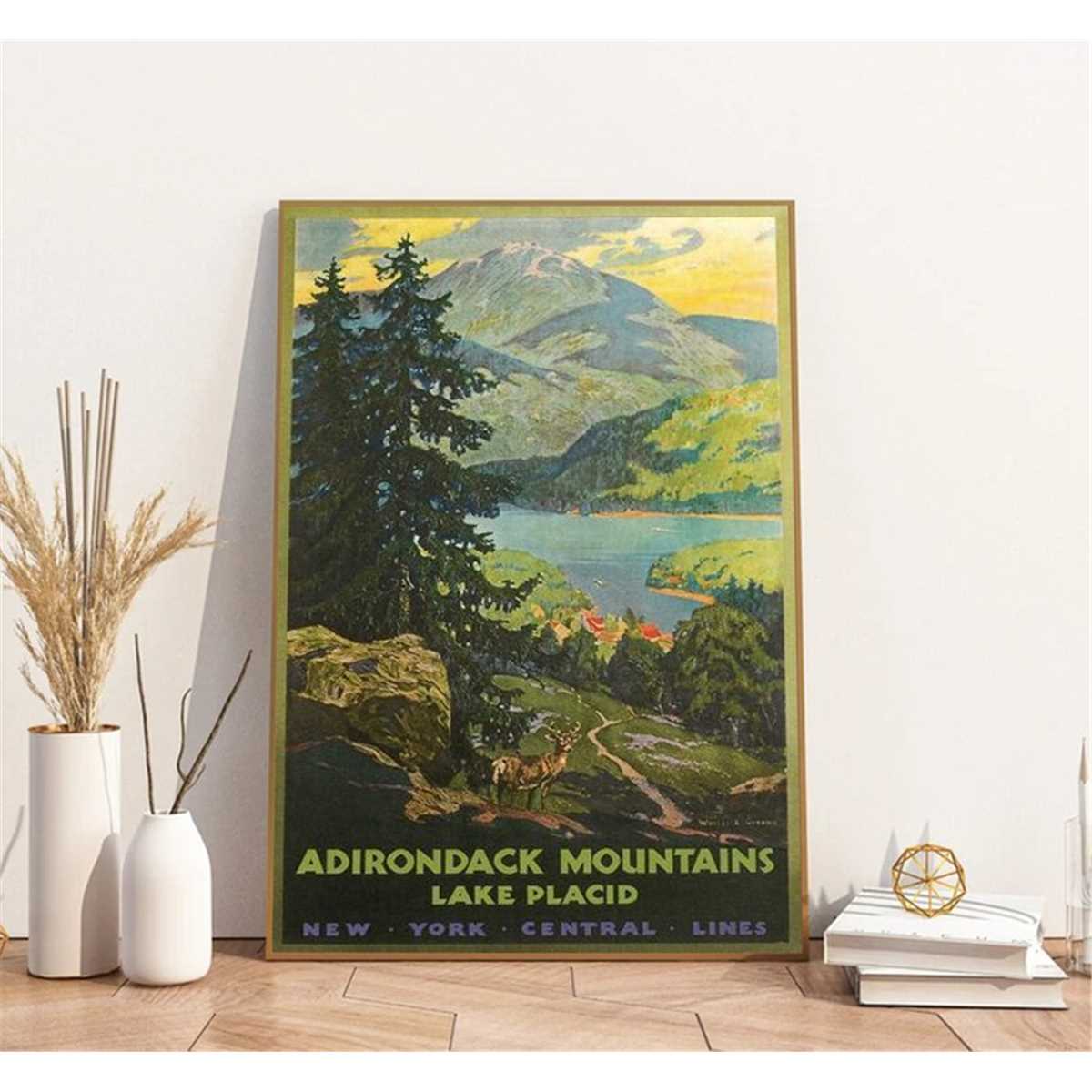 Poster Grand Teton National Park – 24x18 Pouces – Très Rare – État Neuf