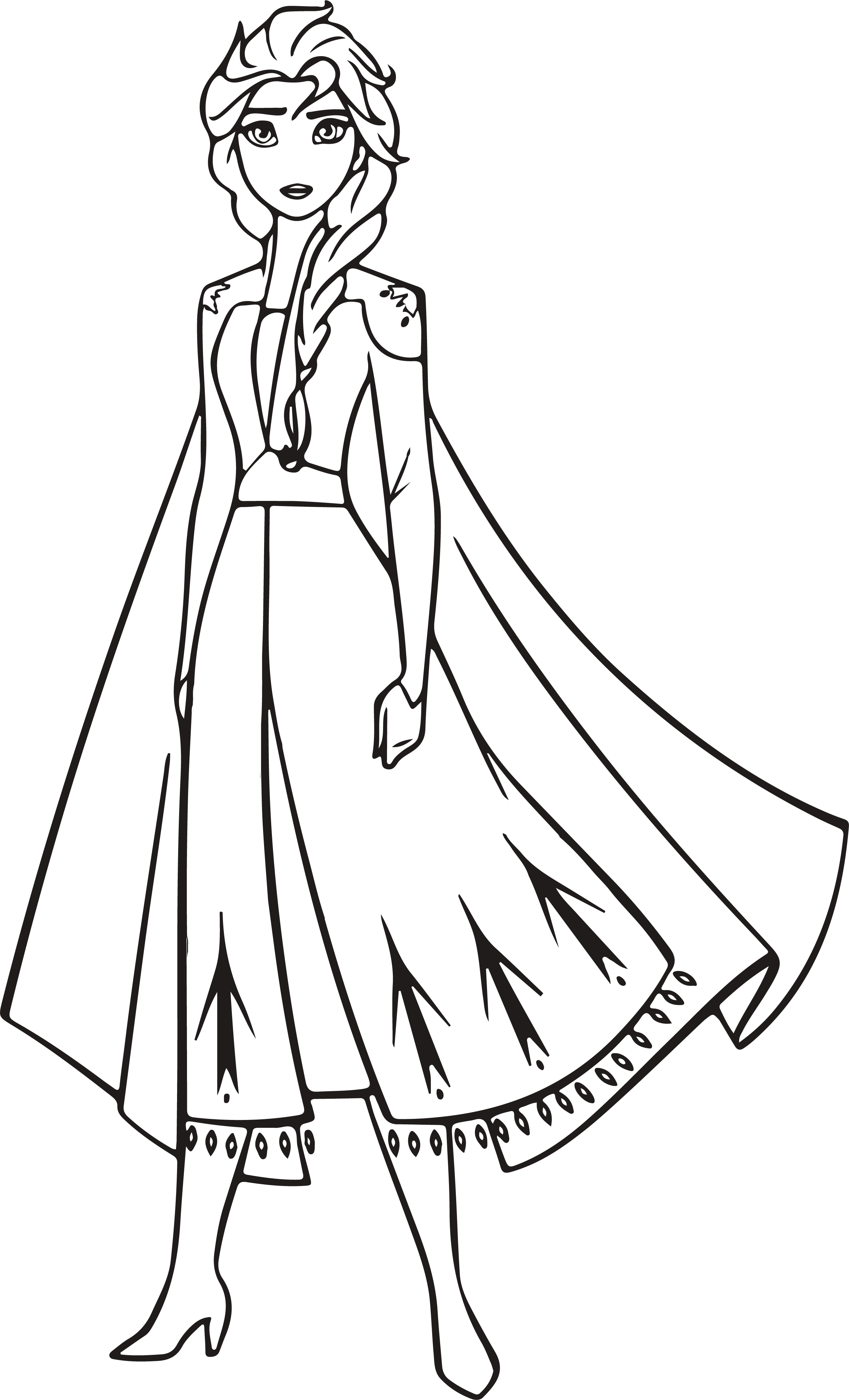 Disney Frozen Clipart Zwart Wit