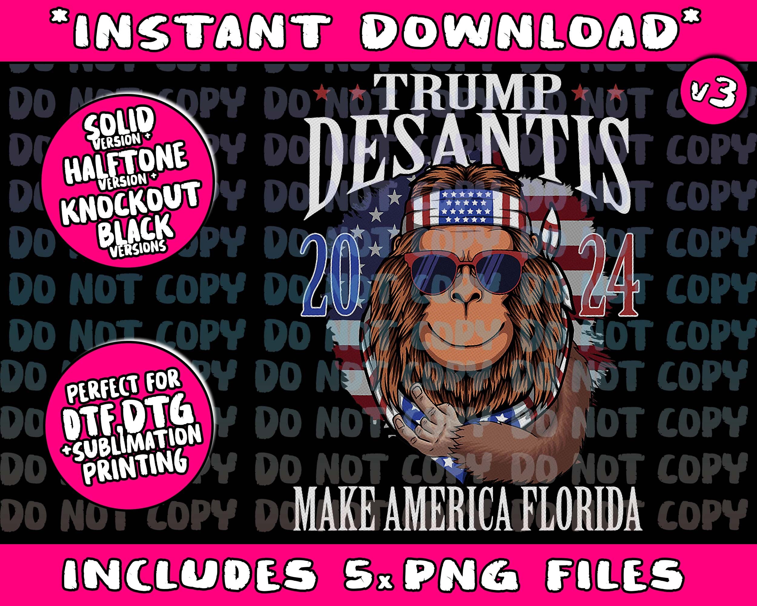 Bandera MAGA DeSantisland 3x5 Pies: Apoya El Movimiento Trump-DeSantis 2024 (Poliéster/Nylon)