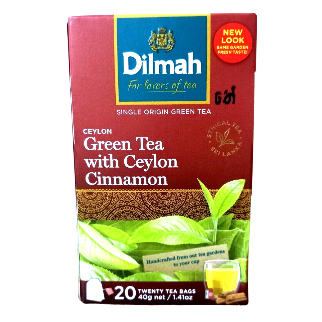 Dilmah Ceylon Green Tea with Ceylon Cinnamon weight loss and Inspire