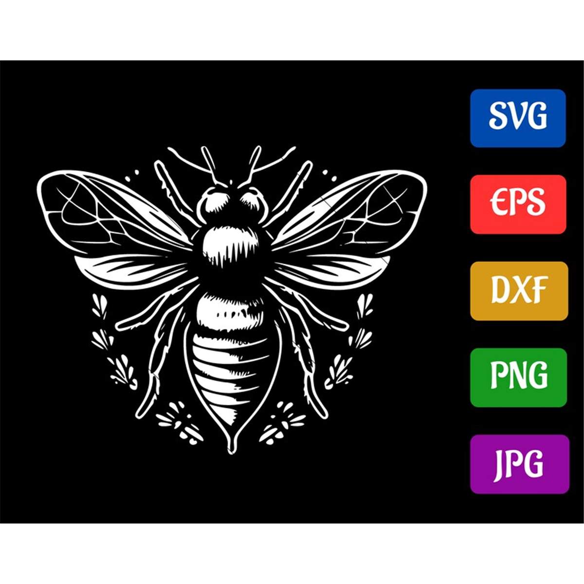 Honey Bee SVG HighQuality Vector Cut file for Cricut sv Inspire